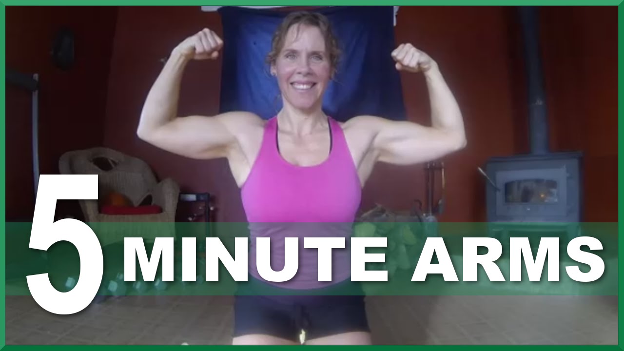 5 Minute Arm Workout With Dumbbells