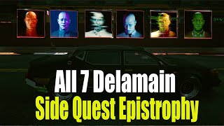 Cyberpunk 2077 - All 7 Delamain Divergent Taxi Personalities (Side Quest Epistrophy)