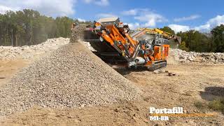 Portafill MI 8R Crushing Recycled Concrete