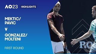 Mektic/Pavic v Gonzalez/Molteni Highlights | Australian Open 2023 Round 1