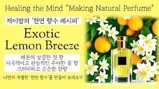 [제이밤의 천연 향수] 상큼한 첫 향, 이국적 꽃 향, 크리미한 잔향의 여름 향수 “Exotic Lemon Breeze” Natural Perfume Recipe