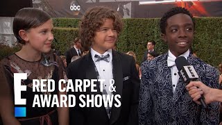 "Stranger Things" Kid Cast Attend Their First Emmys! | E! Red Carpet & Award Shows