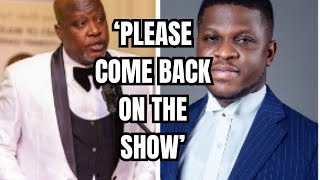 Kwame Sefa Kayi now begging NDC to return to his show after they boycotted it