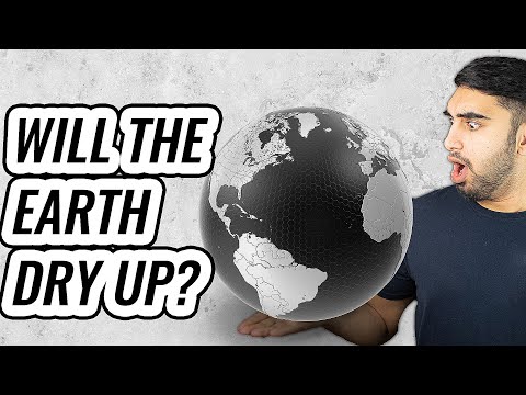 Does water leave the earth?