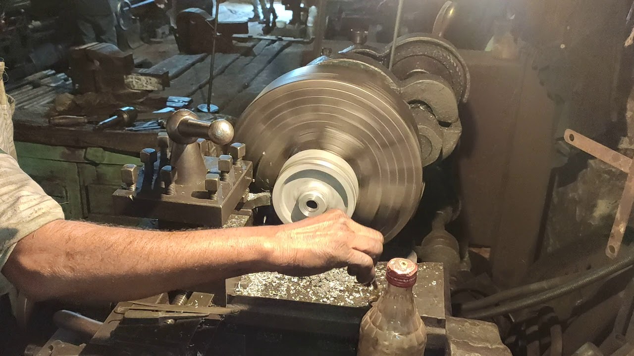 Ci Pulley Machining Process Youtube