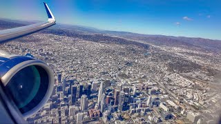 Delta A321 Neo Landing at LAX | Landmark Labels | First Class Flight POV with ATC Audio | 4K Views