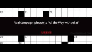 Rival campaign phrase to "All the Way with Adlai" Crossword Clue Solution