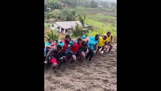 Fijian Rugby team getting ready for the world cup