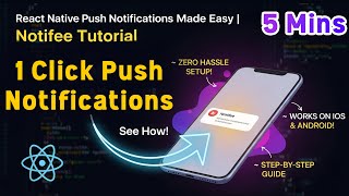 React Native Push Notifications Made Easy | Notifee Tutorial #reactnative #mobile #pushnotifications