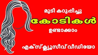 മുടി കറുപ്പിച്ചു കോടികൾ ഉണ്ടാക്കാം| DIY Natural Hair Dye at Home