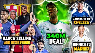 Vinicius leaves Madrid for Saudi?,  Kimmich to Madrid, Fati stays in Barca, Garnacho to Chelsea