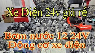 Xe điện 24v, Bơm nước 12v 24v, Máy lọc không khí, Động cơ xe điện 12 36v siêu mạnh, Hút chân không