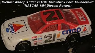 Michael Waltrip’s 1997 CITGO Throwback Ford Thunderbird (NASCAR 1/64 Diecast Review)