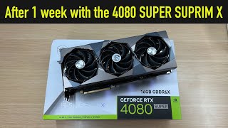 Don't buy before watching this: MSI 4080 SUPER SUPRIM X Review [Noise, Temps, Performance \u0026 more]