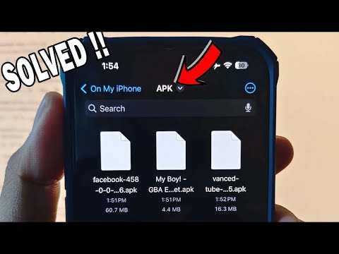 How to install APK files on iPhone 12,13,14,15,16,17 / iOS Its a bit complex 2025