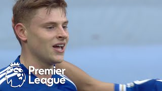 Harvey Barnes puts Leicester City 2-0 up against Aston Villa | Premier League | NBC Sports