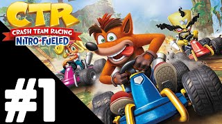 Crash Team Racing Nitro-Fueled Walkthrough Gameplay Part 1 – PS4 1080p Full HD No Commentary