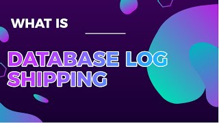 Database Log Shipping- #sqlserver #sqlserver2019 #sqltraining #sqltutorial #sqlforbeginners