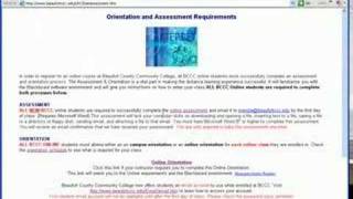 BCCC Online Orientation