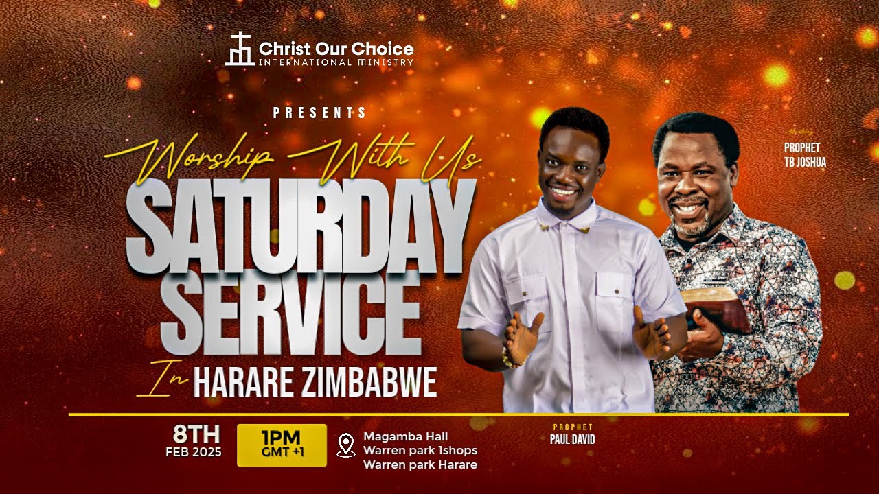 Live Saturday Service With Prophet Paul David Prophetpauldavid