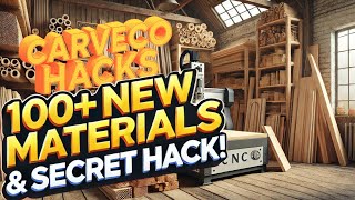 Carveco Hacks - 100+ New Materials & a Secret Switch Hack!