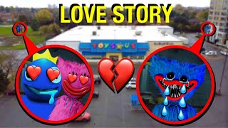 DRONE CATCHES KISSY MISSY IN LOVE WITH BLUE FROM RAINBOW FRIENDS IN REAL LIFE!! *HUGGY WUGGY SAD*