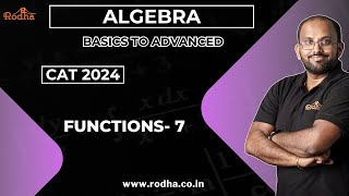 Functions - 7 | Quantitative Aptitude for CAT 2024