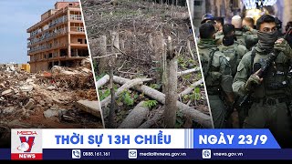 Thời sự 13h chiều ngày 23/9. Bạo lực tiếp thang tại dải Gaza; Libya nỗ lực tái thiết thành phố Derna