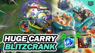 HOOK CITY BUFF DOES CRAZY DAMAGE 🔥 Blitzcrank Wild Rift Gameplay