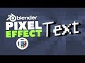 Blender 2.8 Eevee Tutorial - How to turn any 3D object into Pixel Art (Epic Pixel Effect Intro)