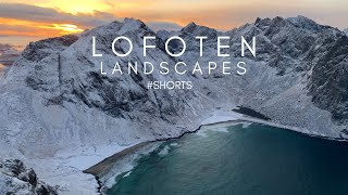 Lofoten Landscapes Kvalvika Norway