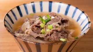 [簡易食譜]神還原吉野家牛肉烏冬 | 吉野家牛肉 | 牛肉烏冬