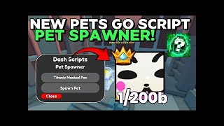 New Pets Go Script Huge Hunter Pastebin Link Titanic Vault Update