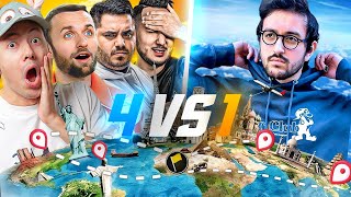 4 CONTRE 1 DE FOLIE SUR GEOGUESSR ! 🤯 (ft. SQUEEZIE, GOTAGA, DOIGBY & ETOILES)