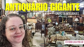 Tour por um ANTIQUÁRIO GIGANTE #colecionadores #antiquario #antigos #reliquias #antiguidades