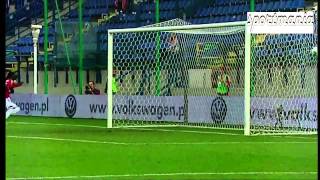 Donald Guerrier (Haiti) Wonderful Goal for Wisla Krakow vs Wolfsburg (October 13, 2013)