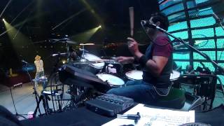 Drummer Rich Redmond performs "She's Country" with Jason Aldean at The Houston Rodeo 2014!