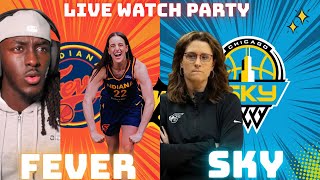 Caitlin Clark Vs Stephanie White! Indiana Fever Vs Chicago Sky Watch Party