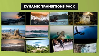 Dynamic Transitions Pack After Effect Template