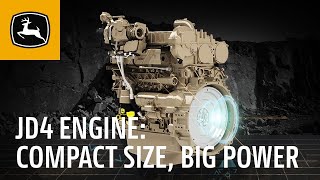 JD4 Engine: Compact Size, Big Power | John Deere Power Systems