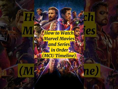 How to Watch Marvel All Movies and Series in Order with MCU Timeline