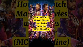 How to Watch Marvel All Movies and Series in Order with MCU Timeline