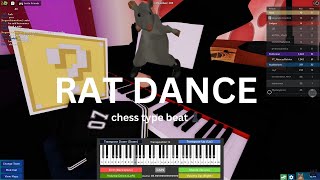 Rat dance (Chess type beat) Roblox got talent PIANO [SHEETS]