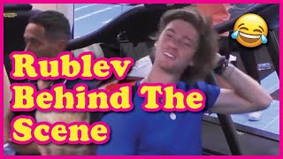 Andrey Rublev Behind the Scene at AO2023 丨Funny Moments 😂