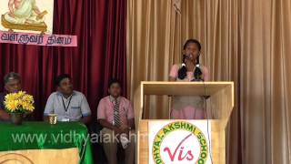 Thiruvalluvar Day at VIS Part 01 Welcome Speech