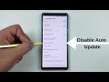 How to Disable Forced Auto Update on Samsung Galaxy One UI