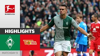 SV Werder Bremen - Union Berlin 2-0 | Highlights | Matchday 9 – Bundesliga 2023/24
