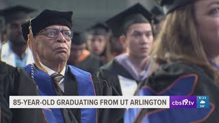 85-year-old graduates from UT Arlington