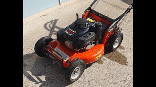 Kubota W821SC walk around and general mower overview. Better than a Honda 216? sure is.