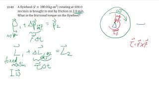 10-89 Torque and angular impulse